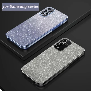 A 51 71 31 Capa De Luxo Com Glitter Gradiente Para Samsung Galaxy A71 A51 A31 A12 A22 A53 A23 A52S 4g 5G M32 M22 M12