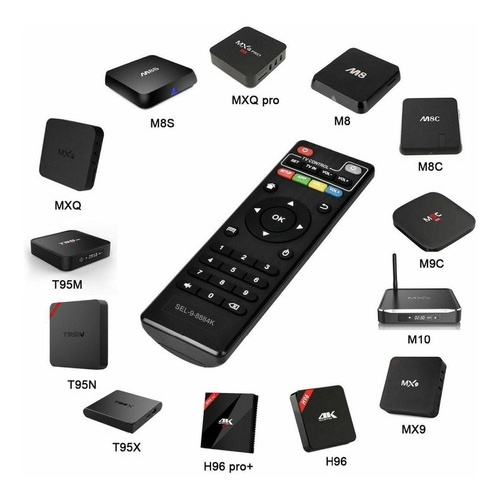 Controle Remoto Smart Tv Box 4k Universal Pro | Shopee Brasil