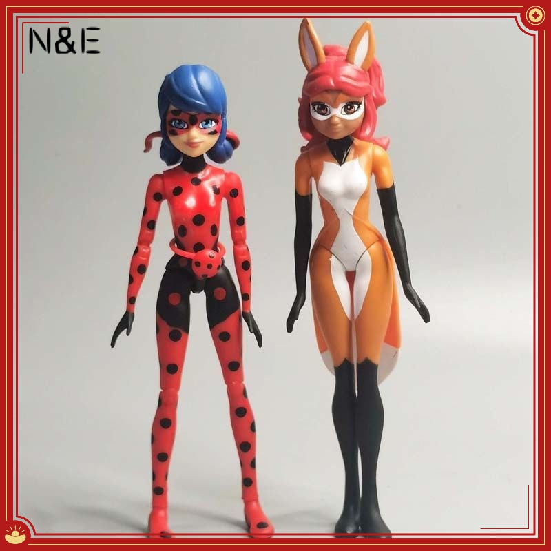 Figura de ação da Ladybug Girl Radi Marina Boneca Miracle Girl Doll Modelo Boneca Móvel Modelo Boneca Decorativa