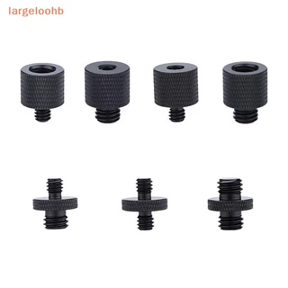 [largeloohb] 3/8 " A 1/4 " Para Montagem De Rosca Macho Fêmea Adaptador De Placa De Tripé