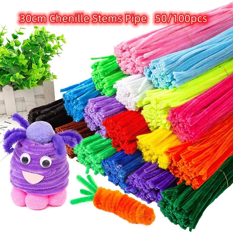 90 Ou 100 Pièces Pour Enfants Intelligence Toy DIY Craft Pipe