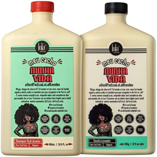 Kit Meu Cacho Minha Vida Shampoo e Cond 500ml Lola Cosmetics