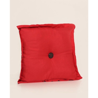 Almofada Quadrada Lisa 40x40cm Oxford Vermelha