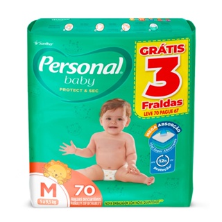 Ofertas de Fralda Personal Soft & Protect P, pacote com 24