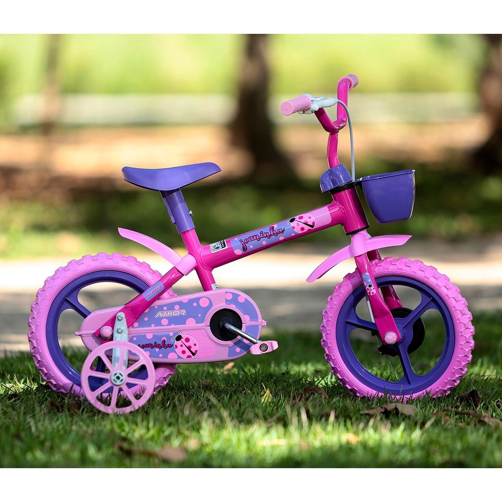 Bicicleta ARO 20 - Barbie - Branca - Caloi - Ri Happy