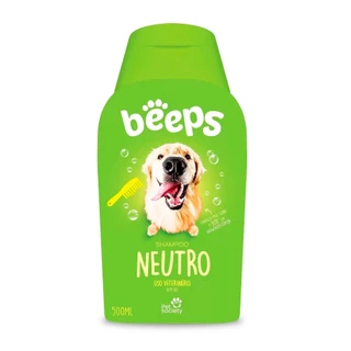Shampoo Beeps Neutro Para Cães e Gatos Pet Society 500mL