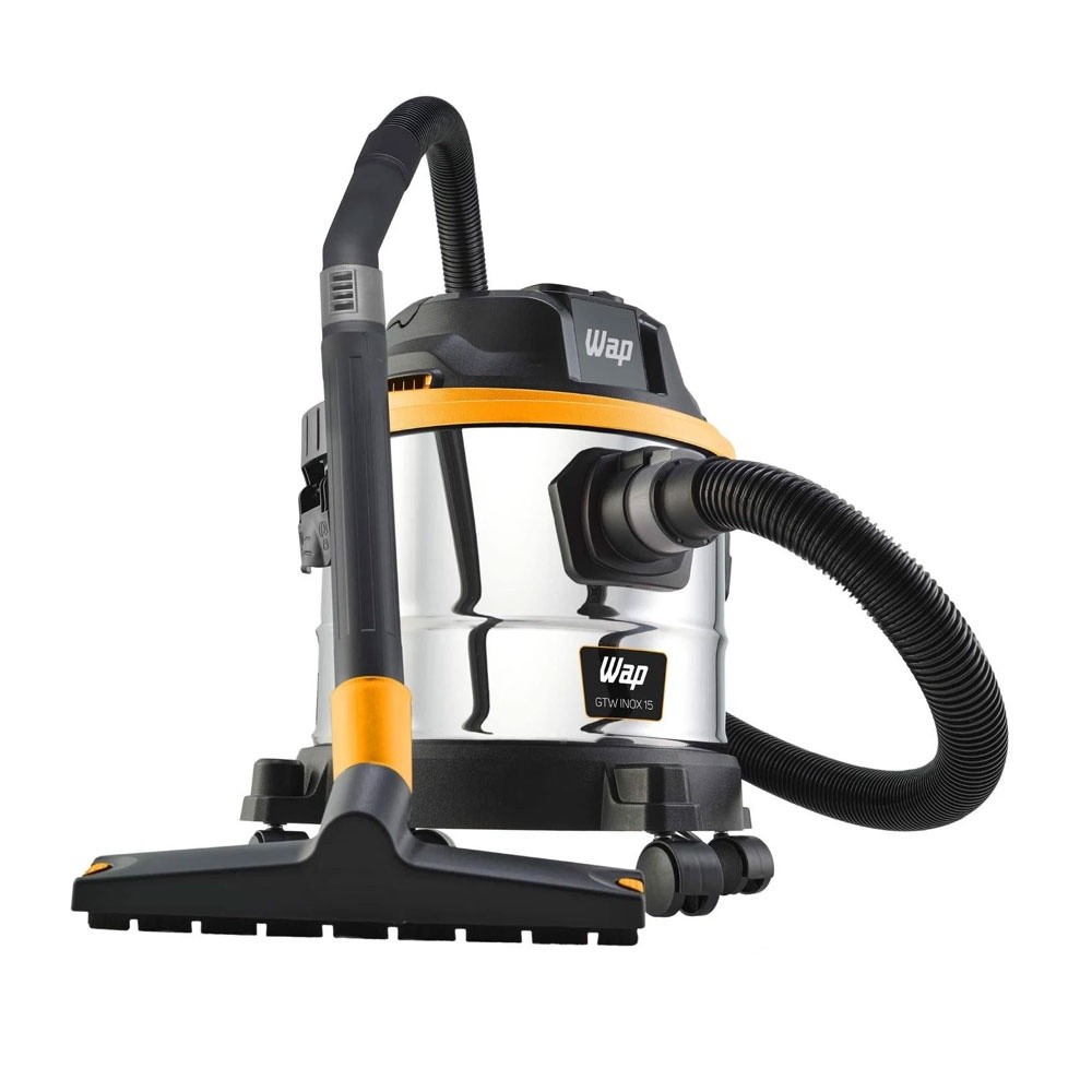 Aspirador De Pó E Água E Soprador Com Filtro Reutilizável 14,8l Wap Gtw Inox 15 1700w 127v
