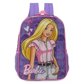 Mochila da Barbie Escolar Violeta - Luxcel