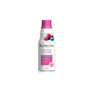 Removedor Esmalte Beira Alta Sem Acetona Frutas Vermelha 450ml