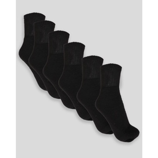 Kit 6 Pares De Meia Masculina Cano Longo Preto