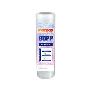 Bopp Glitter Texturado para laminação 22cmx10m Marpax 1un