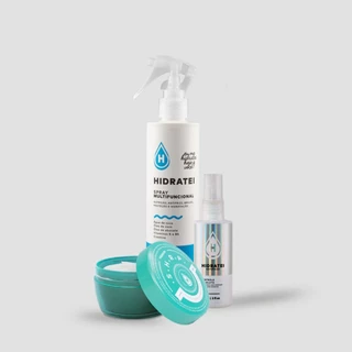 Kit Finalização Hidratei: Spray Leave-in Multifuncional + SHRP HRP: Creme Proteína + Leave-in Controle Absoluto