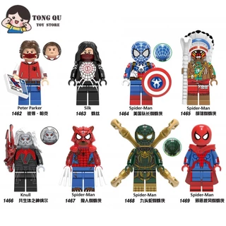 Superhero Minifigures Peter Parker Knull Building Block Coleção de brinquedos Ornamentos mini Modelo Pequeno Presente
