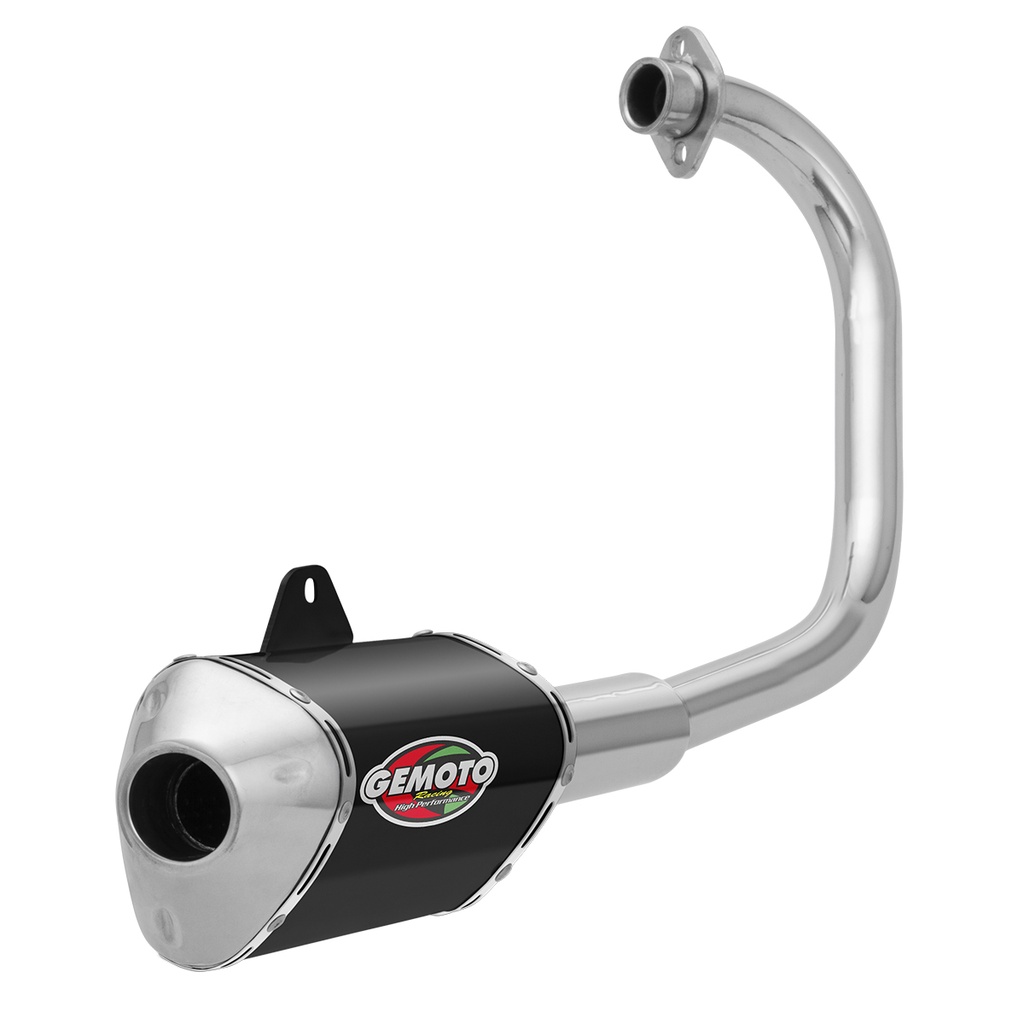 Escapamento Gemoto Racing 3 Trioval [curva Cromada] Titan 150 Esd 2004/08