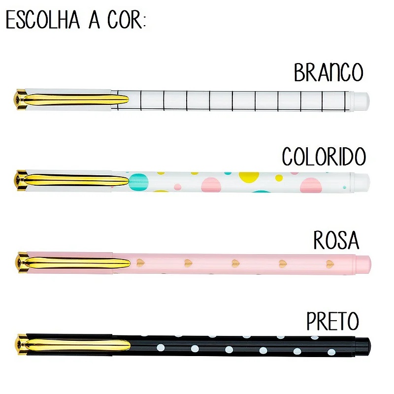 Caneta Esferográfica Estampada - Tinta Azul - BRW