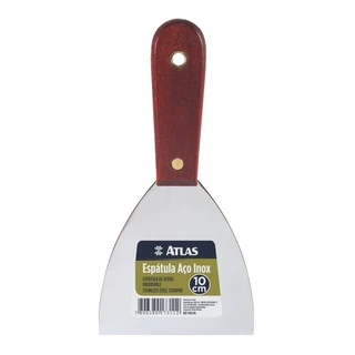 Espátulas Aço Inox 10 cm Massa Corrida Gesso 6155/16 - Atlas