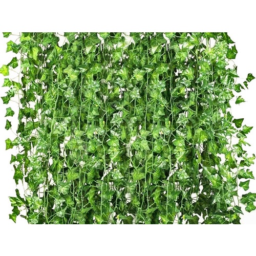 24 Metros Trepadeira Artificial Verde Hera Pacote Ramas
