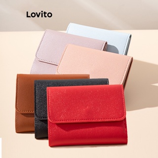 Lovito Porta-Moedas E Bolsas Casuais Simples E Básicas Para Mulheres LFA11268