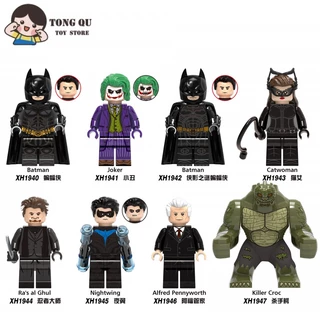 Superhero Minifigures Batman Killer Croc Building Block Coleção de brinquedos Ornamentos mini Modelo Presente
