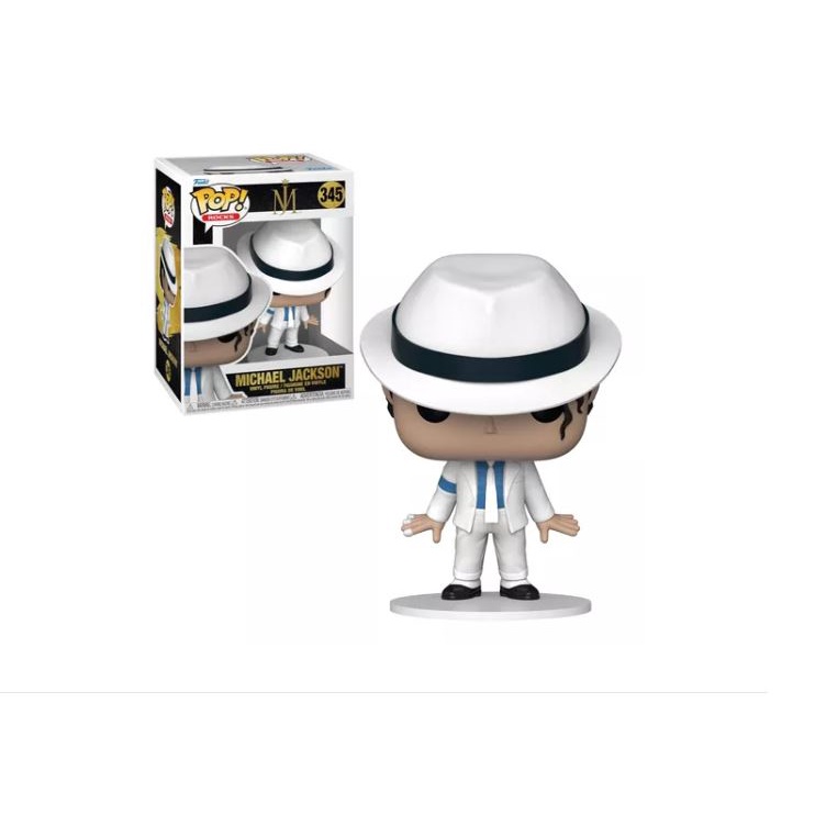 Funko Pop Rocks 345 - Michael Jackson | Shopee Brasil