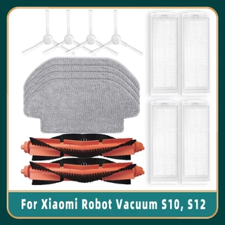 Xiaomi Robot Vacuum S10 S12 B106GL Acessórios Do Aspirador De Robô Escova Principal Lateral Filtro De Mop