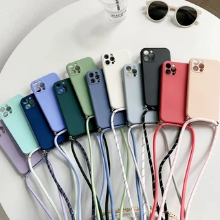 Redmi 13C 4g 4g Colar De Cordão Silicone Para Xiaomi POCO C65 C 65 Correia Capa Traseira Macia À Prova De Choque