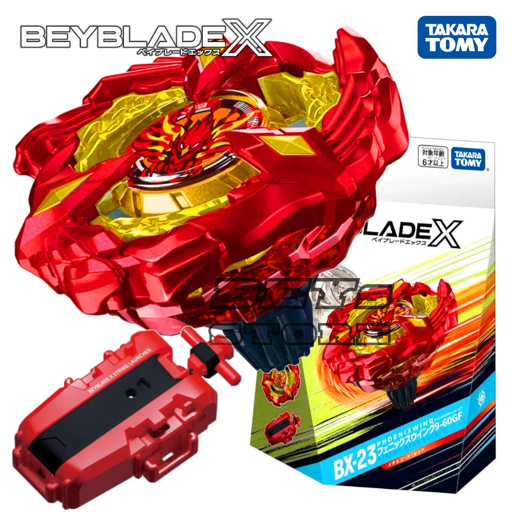 Beyblade X BX-23 Phoenix Wing 9-60GF - Takara Tomy | Shopee Brasil