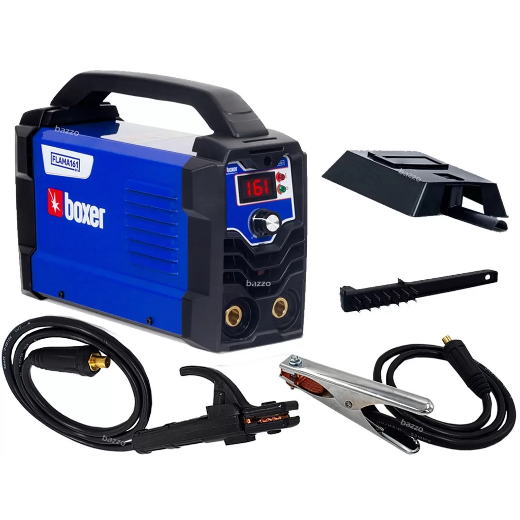 Maquina De Solda Boxer Inverter Flama 161 Bv Azul 50hz/60hz 110v/220v ...