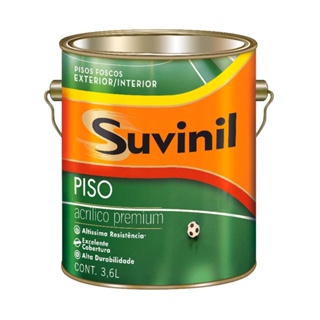 Tinta Suvinil Piso Liso Concreto 3,6 Litros