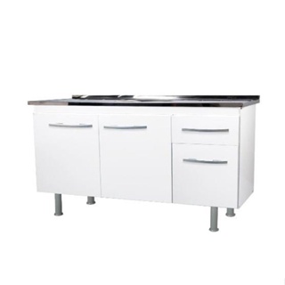 Gabinete Parma p/ Pia 120cm Branco Bonatto