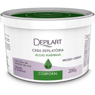 Cera Depilatória De Microondas Depilart Algas 200g