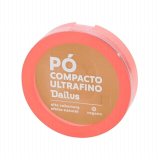 Pó Compacto Ultrafino Dailus Vegano D5 Médio