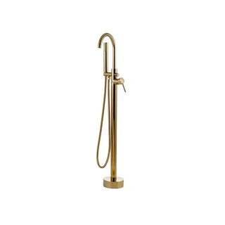 Misturador para banheira Monocomando de Piso Uraim Pingoo - Dourado em Oferta na Shopee