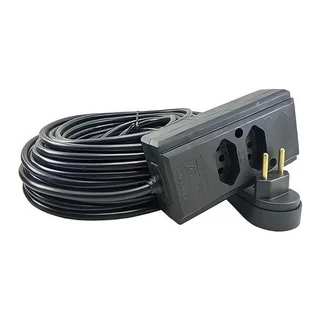 Extensão Elétrica 15 Metros 10/20a Cabo Pp2x1,0mm Reforçada