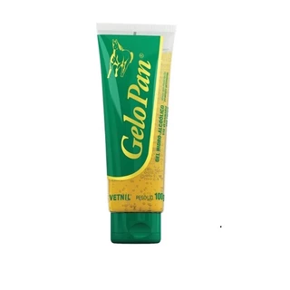 Pomada Gel Hidro Alcoólico Gelo Pan 100g Cachorro Cães Gatos Analgésico Relaxante Dor Muscular