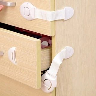 10 Und – Trava De Gaveta Armario Seguranca Protecao Bebe em Oferta na Shopee