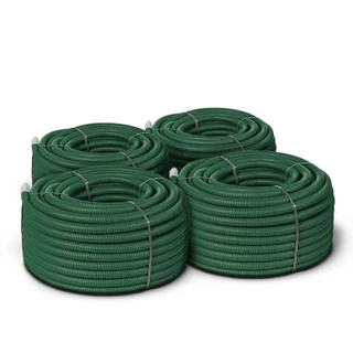 Kit 4 Eletroduto Conduíte Corrugado 3/4 com 200 metros Forte - Verde