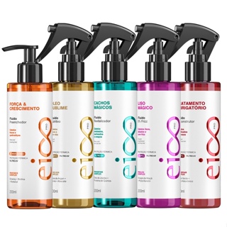 Eico Pro Spray Fluído Leave-in Finalizador Protetor Térmico Filtro Solar Hidratante 0% Frizz 200ml