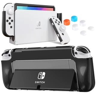 Capa Case De Proteção Para Nintendo Switch Oled Tpu Flexível