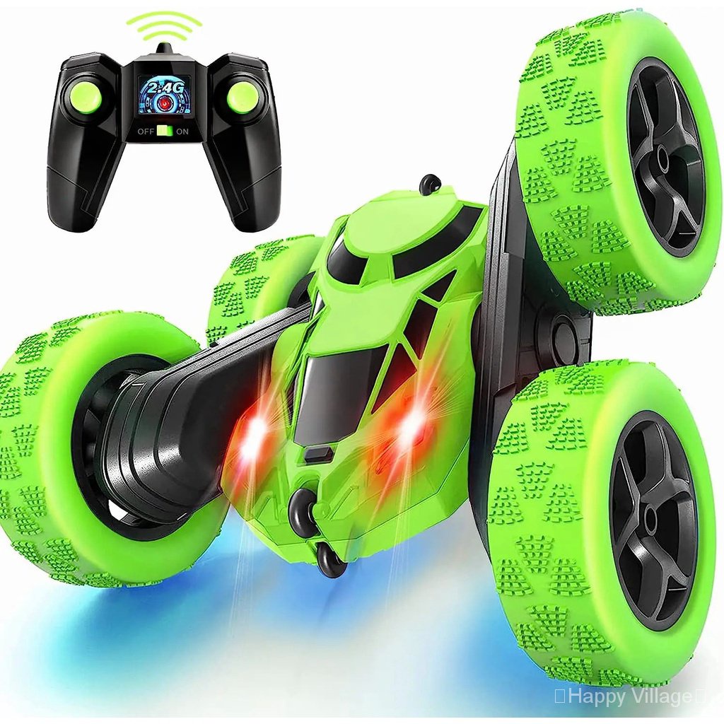 RC Stunt Car Crianças Double Sided Flip 2.4Ghz Controle Remoto Carro Rotação de 360 Graus Off Road Crianças Rc Drift Car Brinquedos Presentes Meninos A5OS