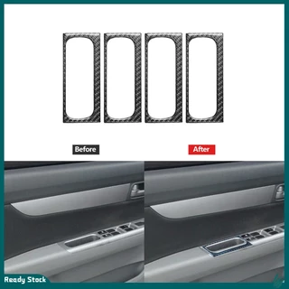 ANP 4Pcs Fibra De Carbono Guarnição Da Tampa Interna Porta Para Suzuki Grand Vitara 2006-2013