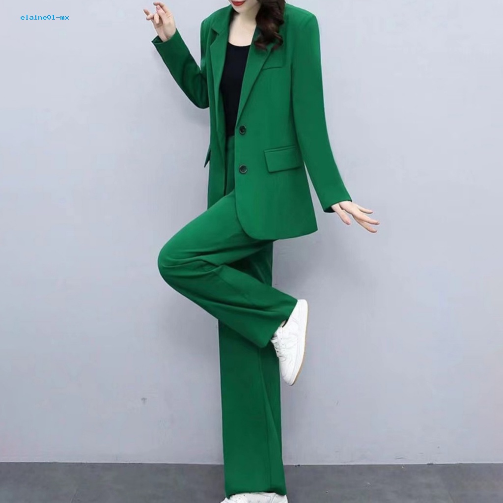 Emerald Green Pantsuit for Women, Emerald Formal Pants Suit Set