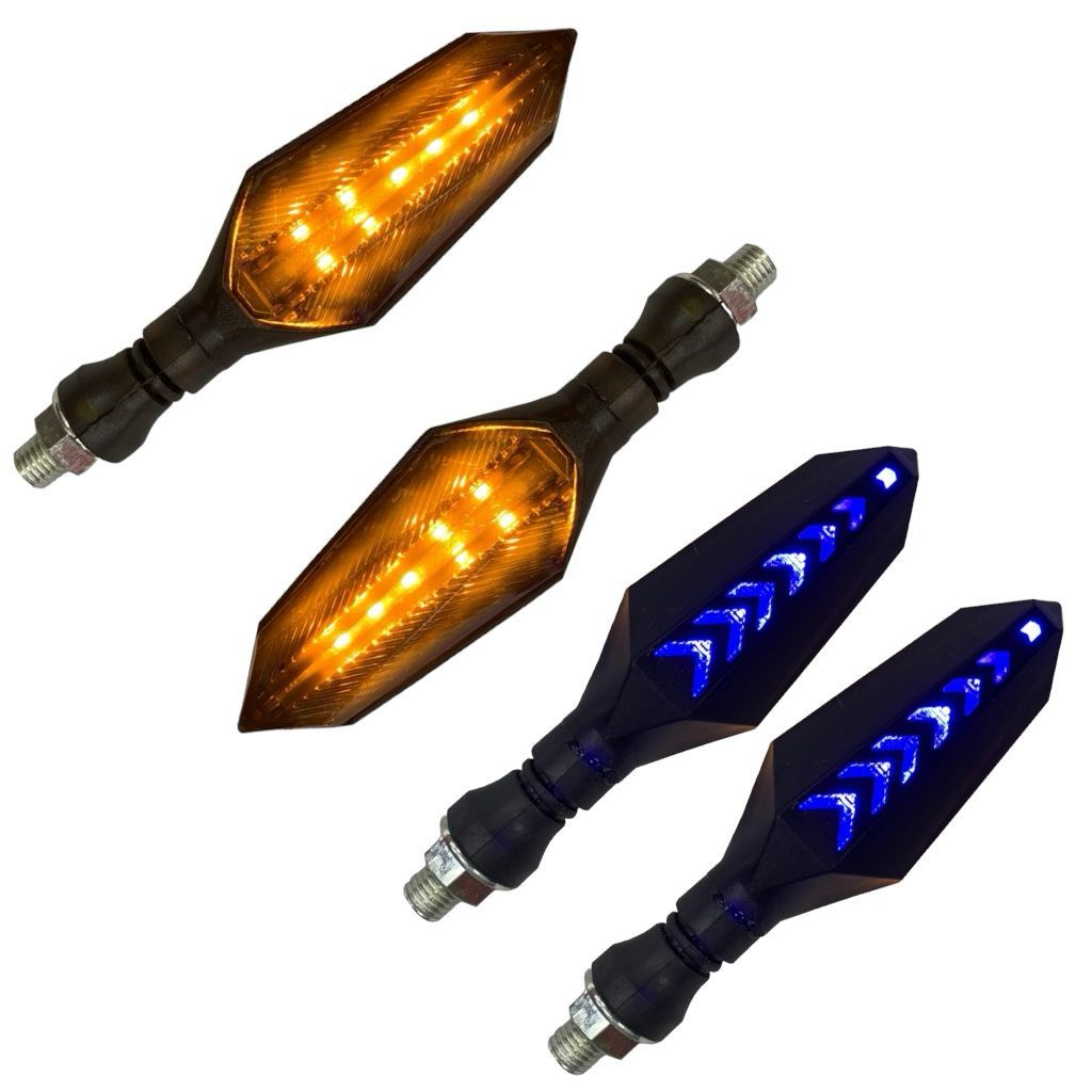 Pisca Seta de Led Indicador Sequencial Esportivo Arrow Universal Lampada de Sinalização Motos