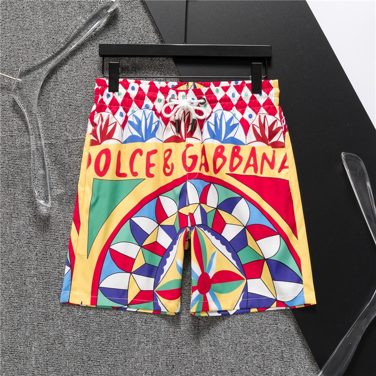 Shorts Homens Coelhinhos Quatro Folhas Trevo Calças De Praia De Perfuração A Quente Verão Slim-Fit Wear Trendy