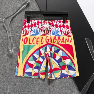 Shorts Homens Coelhinhos Quatro Folhas Trevo Calças De Praia De Perfuração A Quente Verão Slim-Fit Wear Trendy