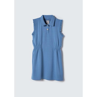 Vestido Polo Infantil Toddler Em Malha Piquet Hering Kids