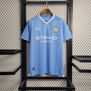 Novo 23/24 Masculina Camisa de Time City Camisa De Futebol Blusa Moletom Tailandês