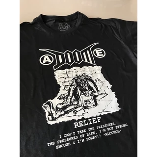 Camiseta Doom Punk Hardcore Rock Banda Masculino e Feminino Camisa 100% Algodão Envio Rápido