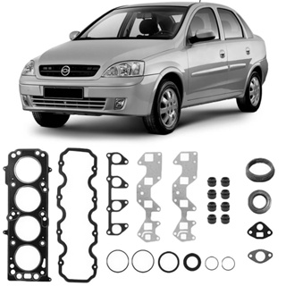 Jogo Junta Motor Celta Classic Corsa Parcial Com Retentor