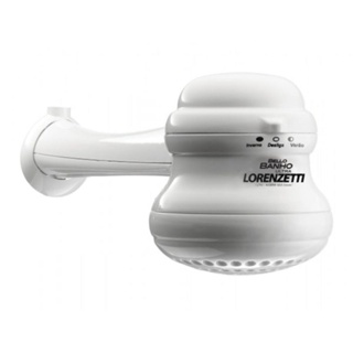 Chuveiro elétrico Bello Banho Ultra com cano 5500W 127V branco Lorenzetti